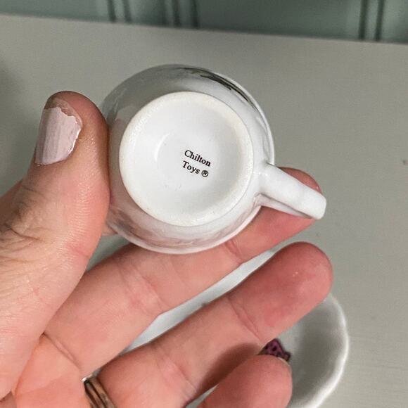 Barbie Mini Tea Cup And Saucer - Doll Toy or Trinket holder - Picture 6 of 6